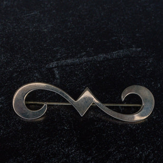 James Avery Sterling Silver Swirl Brooch Retired