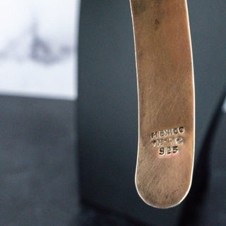 Sterling Silver Taxco Mexico 925 Collar Necklace with CZ TM572