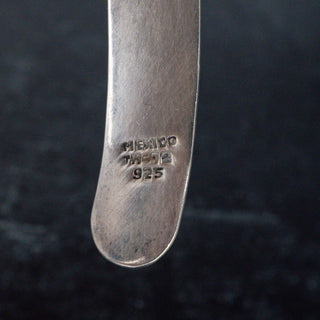 Sterling Silver Taxco Mexico 925 Collar Necklace with CZ TM572