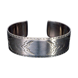 Authentic Georg Jensen Art Deco Cuff Bracelet Sterling Silver Vintage Jewelry