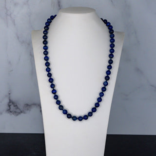 Beautiful Lapis Lazuli Bead Necklace Elegant Blue Jewelry