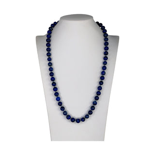 Beautiful Lapis Lazuli Bead Necklace Elegant Blue Jewelry