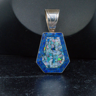 Desert Rose Trading Company DTR Lapis Lazuli Mosaic Pendant