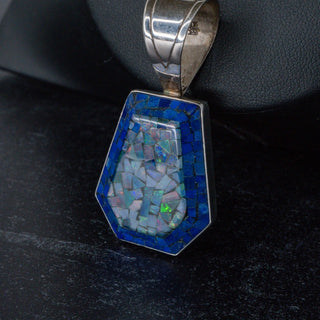 Desert Rose Trading Company DTR Lapis Lazuli Mosaic Pendant
