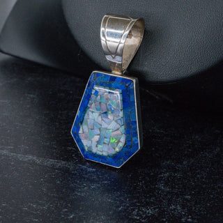 Desert Rose Trading Company DTR Lapis Lazuli Mosaic Pendant