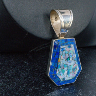 Desert Rose Trading Company DTR Lapis Lazuli Mosaic Pendant