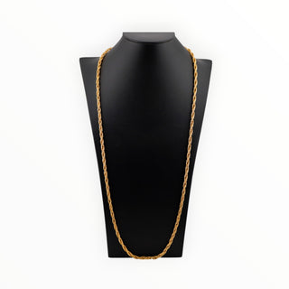 1990s Erwin Pearl 32 Inch Gold Plated Necklace