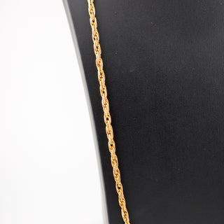 1990s Erwin Pearl 32 Inch Gold Plated Necklace