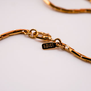 Vintage Roman Faux Pearl Halo Pendant on Monet Chain (20”)