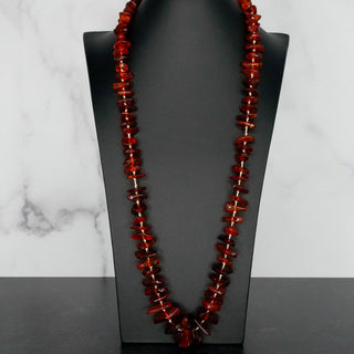 Live Show Only Chunky Amber Necklace Vintage Natural Polished Beads 30 Inches by Reserved Grace