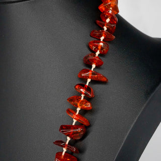 Live Show Only Chunky Amber Necklace Vintage Natural Polished Beads 30 Inches by Reserved Grace