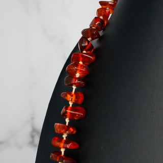 Live Show Only Chunky Amber Necklace Vintage Natural Polished Beads 30 Inches by Reserved Grace