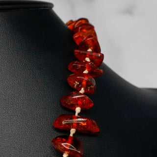 Live Show Only Chunky Amber Necklace Vintage Natural Polished Beads 30 Inches by Reserved Grace