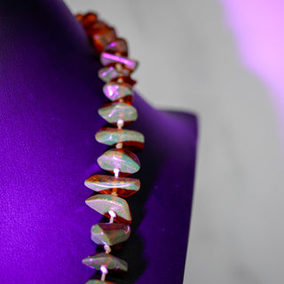 Live Show Only Chunky Amber Necklace Vintage Natural Polished Beads 30 Inches by Reserved Grace