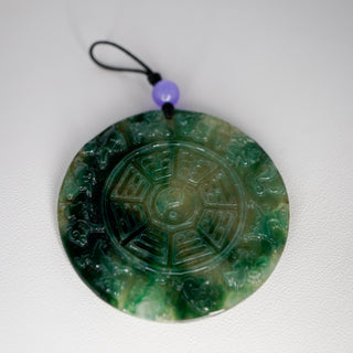 Nephrite and Purple Jade Talisman – Vintage Spiritual Elegance