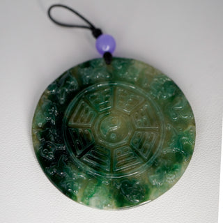 Nephrite and Purple Jade Talisman – Vintage Spiritual Elegance