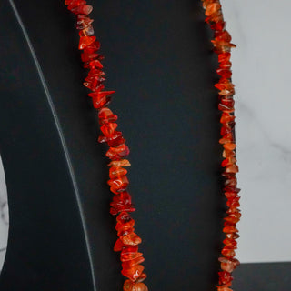 Polished Baltic Amber Chip Necklace Natural Warmth and Vintage Glow 34 Inch