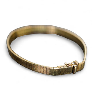 Italian Sterling Gold Vermeil Panther Link Bracelet – Marked 925 ITALY