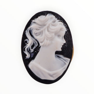 Vintage Cameo Button Cover