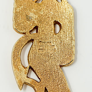 MMA 1976 Egyptian Revival Lioness Sekhmet Pin Brooch Pendant