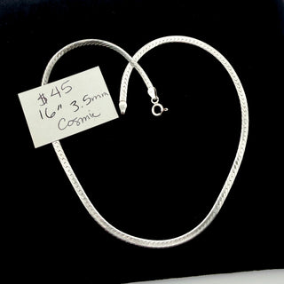 Reserved for Misty Anguiano: Vintage 16” Sterling Silver Herringbone