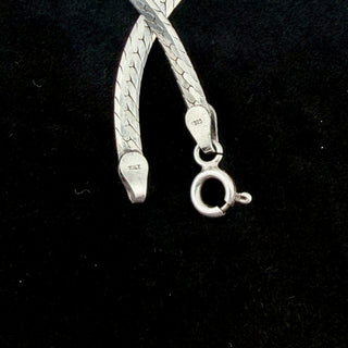 Reserved for Misty Anguiano: Vintage 16” Sterling Silver Herringbone