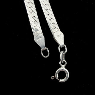 Reserved for Misty Anguiano: Vintage 24” Sterling Silver Herringbone