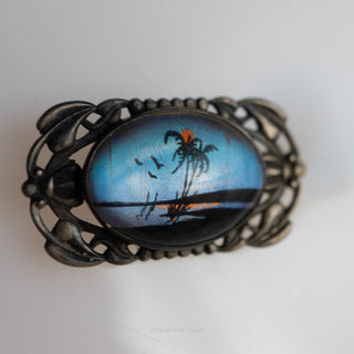 Antique 1930s-1940s Frederick S. Hoffman Sterling Silver Butterfly Wing Brooch and Ring Set - View 4 | Reserved Grace