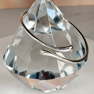 Sterling Modernist Cuff Bracelet