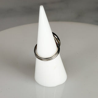 Signed Hoffman Antique Art Deco Morpho Butterfly Wing Ring - 5