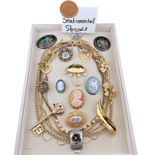 Carol Only Sentimental Strands Live Show Vintage Jewelry Collection