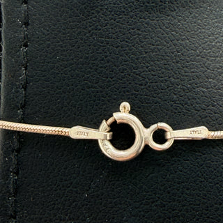 Sterling Silver Natural White Round Diamond Key Pendant Necklace