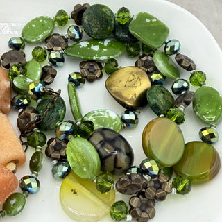 Stones and Shells Bulk Unsorted Jewelry