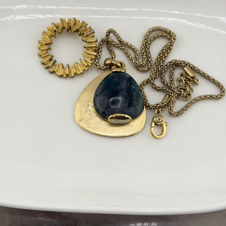 Moss Agate Pendant Bulk Unsorted Jewelry