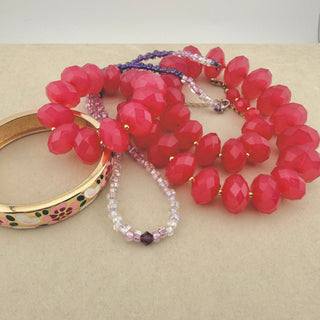 Reserved for Misty Anguiano: The Pinks Bulk Unsorted Jewelry