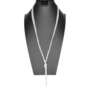 Vintage Multi-Chain Tassel Necklace 19 Inch Silvertone Elegant Layering Jewelry