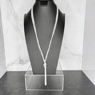 Vintage Multi-Chain Tassel Necklace 19 Inch Silvertone Elegant Layering Jewelry