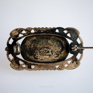 Antique 1930s-1940s Frederick S. Hoffman Sterling Silver Butterfly Wing Brooch and Ring Set - View 5 | Reserved Grace