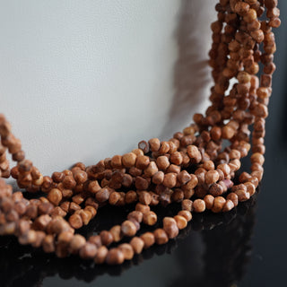 Vintage Multi-Strand Picture Jasper & Picasso Marble Hand-Carved Animal Pendant Necklace - View 4 - Reserved Grace