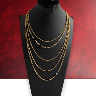 Vintage Multi-Layer Gold-Tone Necklace – As Seen in Our Video