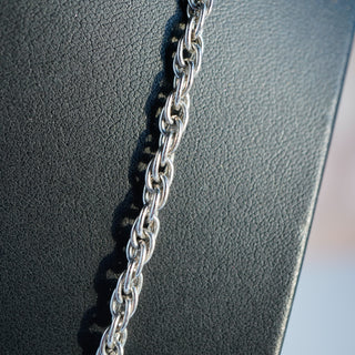 Vintage Crown Trifari Silver Tone Leopard Spot Lucite Pendant Necklace - View 3 | Reserved Grace