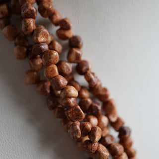 Vintage Multi-Strand Picture Jasper & Picasso Marble Hand-Carved Animal Pendant Necklace - View 8 - Reserved Grace