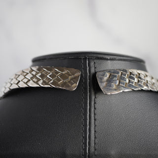 Vintage Taxco Mexico 925 Sterling Silver Woven Collar Necklace - View 6 - Reserved Grace