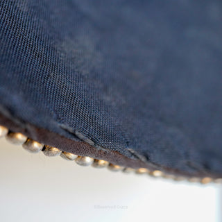 Vintage Tibetan Hand-Stitched Beaded Bib Necklace with Natural Stones - View 3 - Reserved Grace