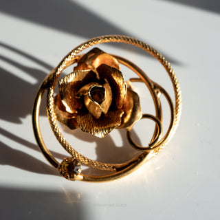 Mid Century Vintage Bow Brooches in Yellow and Topaz Tones Mixed Lot