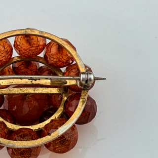 Antique Baltic Amber Brooch - Detail View 6 - Reserved Grace