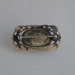 Antique 1930s-1940s Frederick S. Hoffman Sterling Silver Butterfly Wing Brooch and Ring Set - View 6 | Reserved Grace