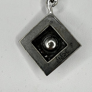 Reserved Grace retired Silpada Didea sterling silver diamond pendant with a central pearl accent