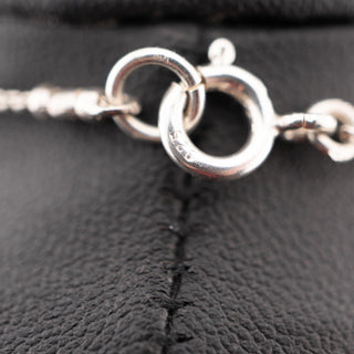 Reserved Grace vintage sterling silver necklace clasp with 925 hallmark on an 18-inch chain
