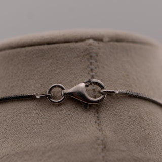 Reserved Grace sterling silver necklace featuring a 925 stamped lobster claw clasp on a delicate chain
